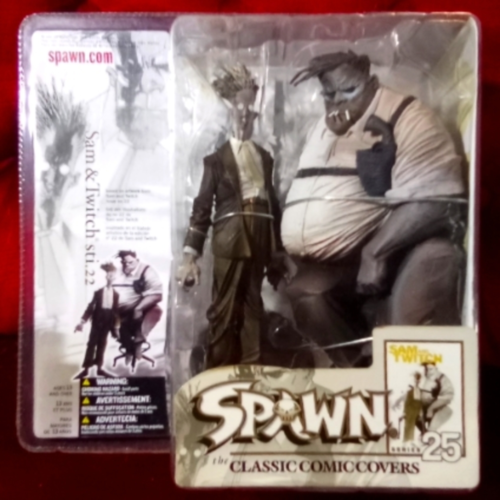 Spawn The Classic Covers Sam and Twitch 2 NIB Series 25 Action Figure RARE ~ NIB